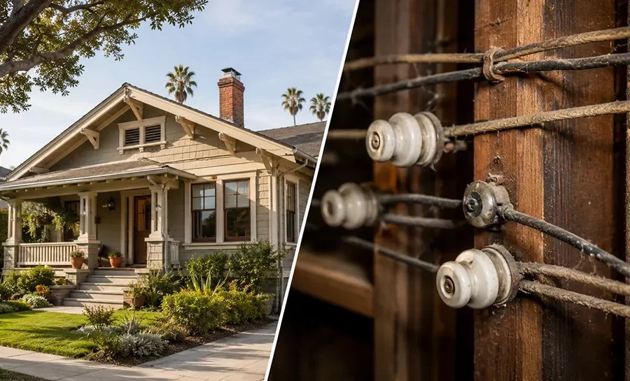 Older California Homes: Knob-and-Tube Wiring Risks