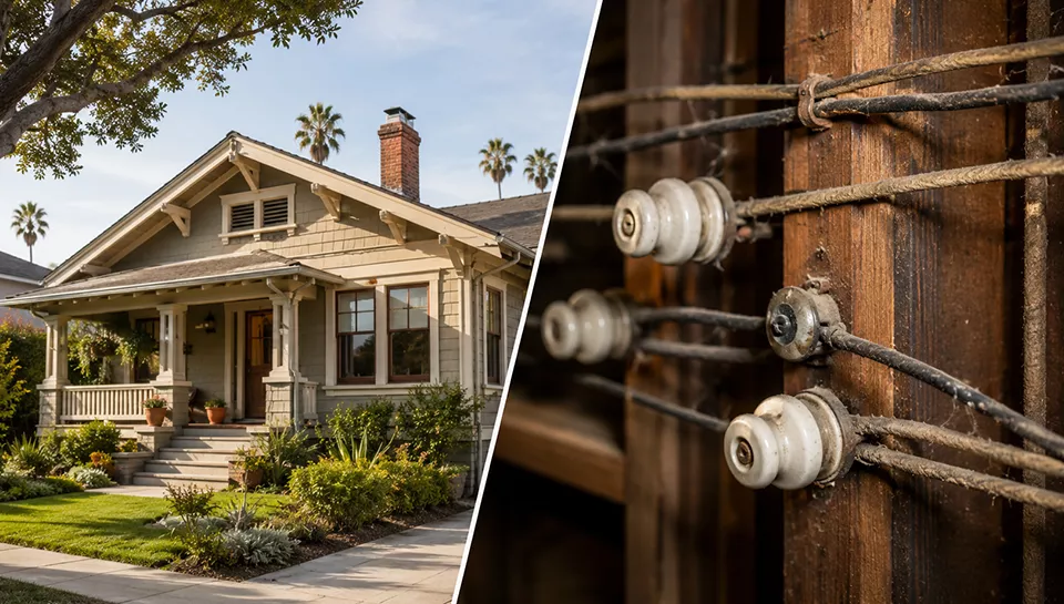 Older California Homes: Knob-and-Tube Wiring Risks